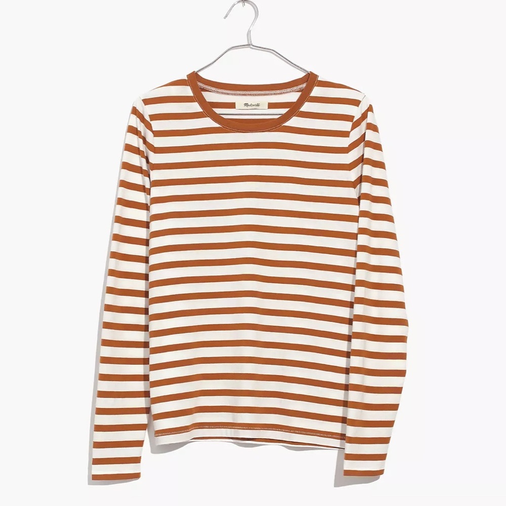 Madewell Northside Long-Sleeve Vintage Tee in Stripe